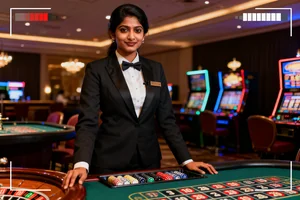 Live casino dealer at Nagad 777 Casino Bangladesh