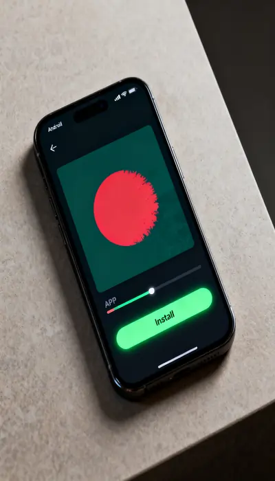 Nagad 777 Android APK installation screen on phone