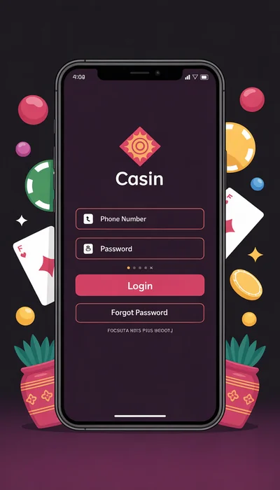 Nagad 777 login screen on mobile — phone number and password fields